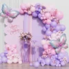 83pcs Macaron Pink Purple Butterfly Balloons Garland Arch Kit Butterfly Birthday Party Baby Shower Wedding Decor Globos - Image 2