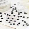 2mm-6mm Dmc Jet hematite Hotfix Stones Crystal Rhinestones